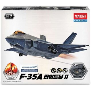 Academy/Model Rectifier Corp. ACA 15406 Academy F-35A Lightning II 4D Model Kit (Korean Packaging and Instruction Manual)