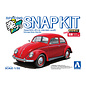 AOSHIMA AOS 06801 Aoshima 1/32 SNAP KIT #20-RR Volkswagen Beetle (Ruby Red)
