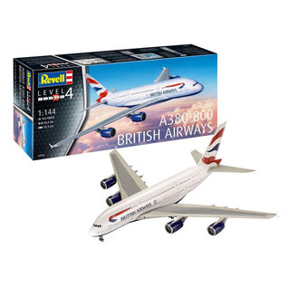REVELL GERMANY REV 03922 AIRBUS A380-800 BRITISH AIRWAYS 1/144 PLASTIC MODEL