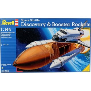 REVELL GERMANY REV 04736 Space Shuttle Discovery & Booster 1/144 PLASTIC MODEL