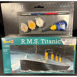 REVELL GERMANY REV 65804 R.M.S. TITANIC 1/1200 COMPLETE SET