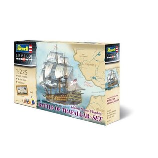 REVELL GERMANY REV 05767 1/225 BATTLE OF TRAFALGAR COMPLETE MODEL SET