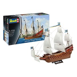 REVELL GERMANY REV 05414 SWEDISH REGAL WARSHIP - VASA 1/150 PLASTIC MODEL