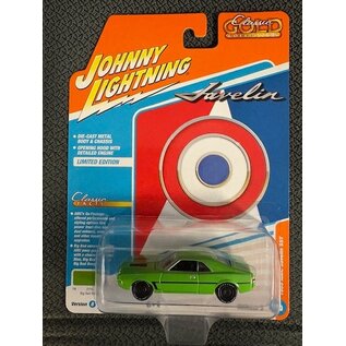 JOHNNY LIGHTNING JL 07930 1969 AMC JAVELIN SST BIG BAD GREEN 1/64 DIE-CAST