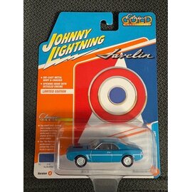 JOHNNY LIGHTNING JL 07927 1969 AMC JAVELIN SST BIG BAD BLUE 1/64 DIE-CAST