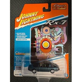 JOHNNY LIGHTNING JL 07929 1985 MAZDA RX-7 TENDER BLUE 1/64 DIE-CAST