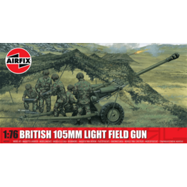 AIRFIX AIR A02332 BRITISH 105mm LIGHT FIELD GUN 1/76 PLASTIC MODEL