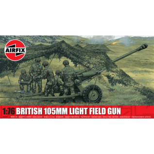 AIRFIX AIR A02332 BRITISH 105mm LIGHT FIELD GUN 1/76 PLASTIC MODEL