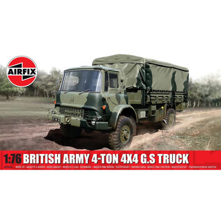 AIRFIX AIR A02326A BRITISH ARMY 4-TON GS TRUCK 1/76 PLASTIC MODEL