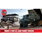 AIRFIX AIR A03306A WWII 3-TON G.S. AND TROOP TRUCKS 1/76 PLASTIC MODEL