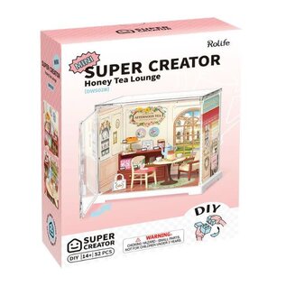 ROLIFE ROE DWS02B Rolife Honey Tea Lounge DIY Plastic Miniature House