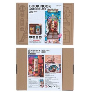 ROLIFE ROE TGB13 Rolife Street Scene DIY Book Nook Shelf Insert