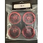 AUSTARHOBBY AUS Q0961 60mm WHEEL CHRM RED  12mm WHEEL HEX / DRIFT TIRE