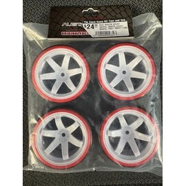 AUSTARHOBBY AUS R402W 60mm WHEEL WHITE 12mm WHEEL HEX / DRIFT TIRE