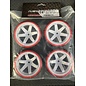 AUSTARHOBBY AUS R402W 60mm WHEEL WHITE 12mm WHEEL HEX / DRIFT TIRE
