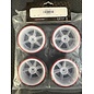 AUSTARHOBBY AUS R402W 60mm WHEEL WHITE 12mm WHEEL HEX / DRIFT TIRE