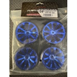 AUSTARHOBBY AUS R133 60mm WHEEL CHRM BLUE  12mm WHEEL HEX / DRIFT TIRE
