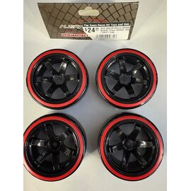 AUSTARHOBBY AUS R402R 60mm WHEEL BLACK 12mm WHEEL HEX / DRIFT TIRE