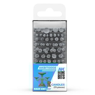 AK INTERACTIVE AK BIT0008 AK Interactive Candles - Basing Bits (73 Pieces)
