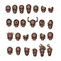 AK INTERACTIVE AK BIT0009 AK Interactive Skulls - Basing Bits (72 Pieces)