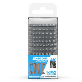 AK INTERACTIVE AK BIT0013 AK Interactive Human Bones - Basing Bits (104 Pieces)