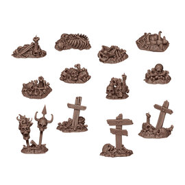 AK INTERACTIVE AK BIT0014 AK Interactive Bones Remains - Basing Bits (12 Pieces)