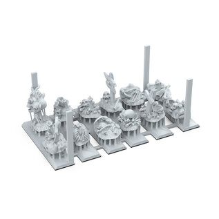 AK INTERACTIVE AK BIT0014 AK Interactive Bones Remains - Basing Bits (12 Pieces)