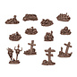 AK INTERACTIVE AK BIT0014 AK Interactive Bones Remains - Basing Bits (12 Pieces)