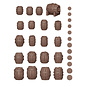 AK INTERACTIVE AK BIT0011 AK Interactive Wood Barrels - Basing Bits (32 Pieces)