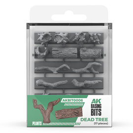 AK INTERACTIVE AK BIT0006 AK Interactive Dead Tree Basing - Basing Bits (17 Pieces)