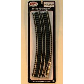 ATLAS RR ATL 833 18" RADIUS HO Code 100  6 pieces