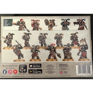 GAMES WORKSHOP WAR 99120102218 CHAOS SPACE MARINES LEGIONARIES BSF