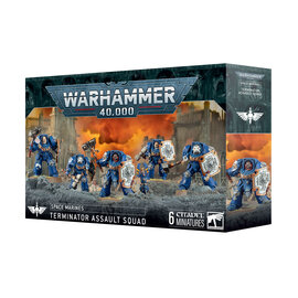 GAMES WORKSHOP WAR 99120101454 SPACE MARINES TERMINATOR ASSAULT SQUAD