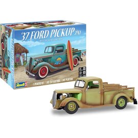 REVELL GERMANY RMX 85-4516 1937 FORD PICKUP 2'N1 WITH SURFBOARD