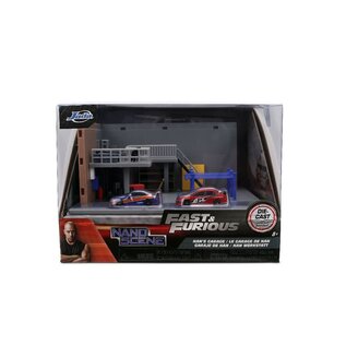 JADA TOYS JAD 36403 Jada Nano Scene "Fast & Furious" - Tokoyo Drift Han's Garage
