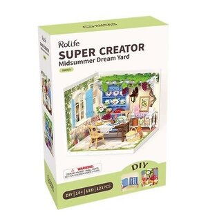 ROLIFE ROE DW025 Rolife Midsummer Dream Yard Plastic DIY Miniature House Kit
