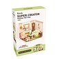 ROLIFE ROE DW023 Rolife Holiday Tea Time Plastic DIY Miniature House Kit
