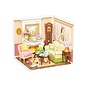 ROLIFE ROE DW023 Rolife Holiday Tea Time Plastic DIY Miniature House Kit