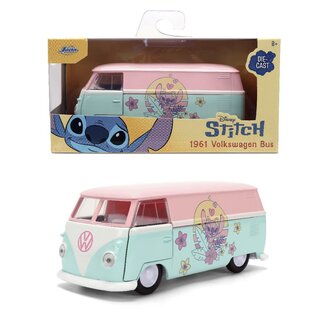JADA TOYS JAD 36358 Jada 1/32 "Hollywood Rides" - STITCH - 1961 VW Bus (ANGEL THEME)