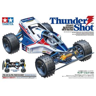 TAMIYA TAM 58706-60A THUNDER SHOT 4WD OFF-ROAD RACER (2022) PRE-CUT & PAINTED BODY