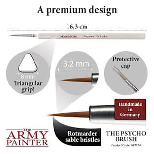 THE ARMY PAINTER TAP BR7041 Army Painter Wargamer: The Psycho Brush