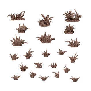 AK INTERACTIVE AK BIT0001 AK Interactive Grass Tufts - Basing Bits (22 Pieces)