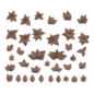 AK INTERACTIVE AK BIT0004 AK Interactive Forest Leaves - Basing Bits (35 Pieces)
