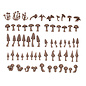 AK INTERACTIVE AK BIT0005 AK Interactive Forest Mushrooms - Basing Bits (62 Pieces)