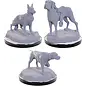 WIZKIDS WK 90690 WizKids Deep Cuts Unpainted Miniatures: Wave 22: Dog Companions