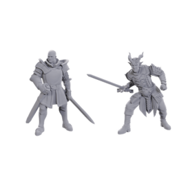 WIZKIDS WK 96370 D&D Nolzur's Marvelous Miniatures: Special Edition Baldur's Gate 3: Ulder Ravengard & Zevlor