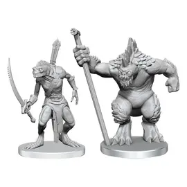 WIZKIDS WK 97584 Pathfinder Battles Deep Cuts Unpainted Miniatures: Xulgath Skirmisher & Stoneliege