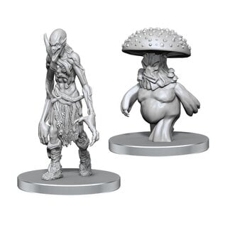 WIZKIDS WK 97585 Pathfinder Battles Deep Cuts Unpainted Miniatures: Myceloid & Grimstalker