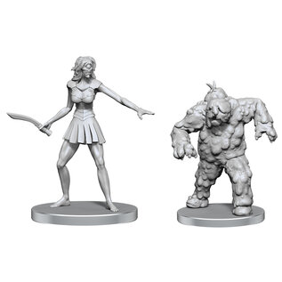 WIZKIDS WK 97586 Pathfinder Battles Deep Cuts Unpainted Miniatures: Mudwretch & Buso