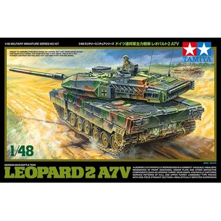 TAMIYA TAM 32607 LEOPARD 2 A7V 1/48 PLASTIC MODEL